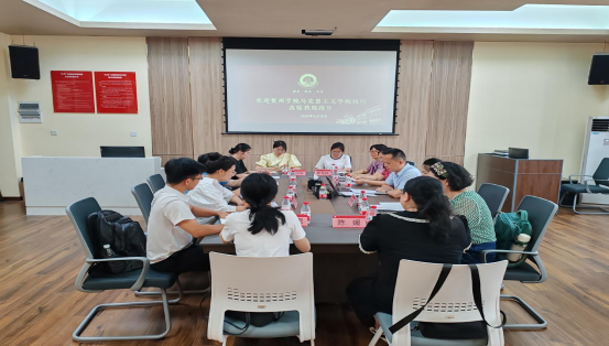 与广西机电职业技术学院suncitygroup太阳集团座谈
